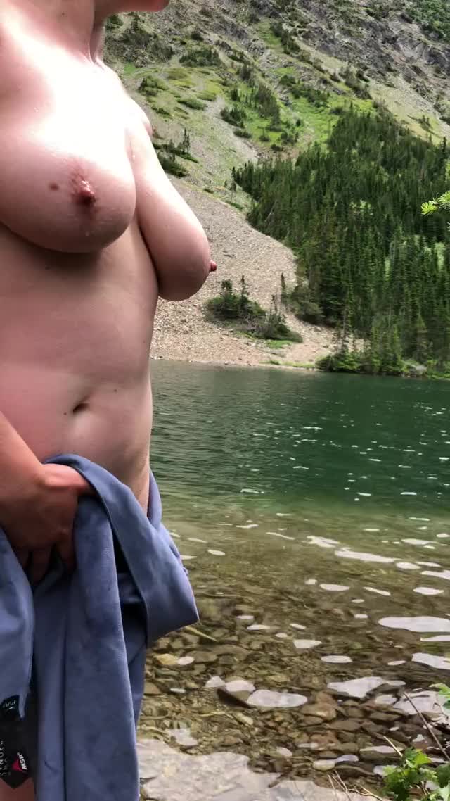[f] Got caught skinny dipping in a lake. Last skinny dip video was my most popular