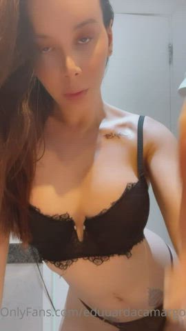 Big Tits Brazilian Handjob Masturbating Monster Cock OnlyFans Solo T-Girl Trans