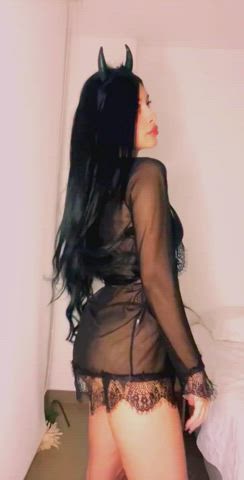 Fuck me in this devil costume daddy…? (FREE)