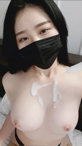 asian boobs cam camgirl korean squeezing teasing webcam