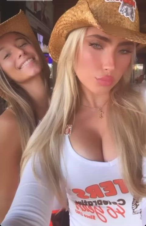 ally ryan booty cleavage friends hooters lips small tits