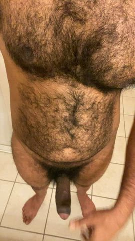 One last POV of some hairy uncut meat