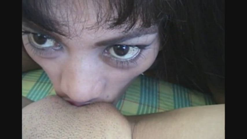 asian blowjob brown eyes clit eye contact filipina lesbians licking oral pussy eating