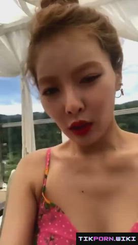 amateur korean public selfie star tits