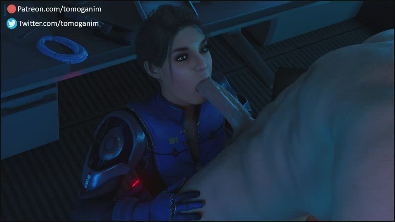 Ashley Williams Succ (Tomoganim) [Mass Effect]