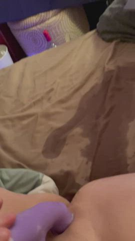 squirt + cum dripping out of me… what a mess 🤭