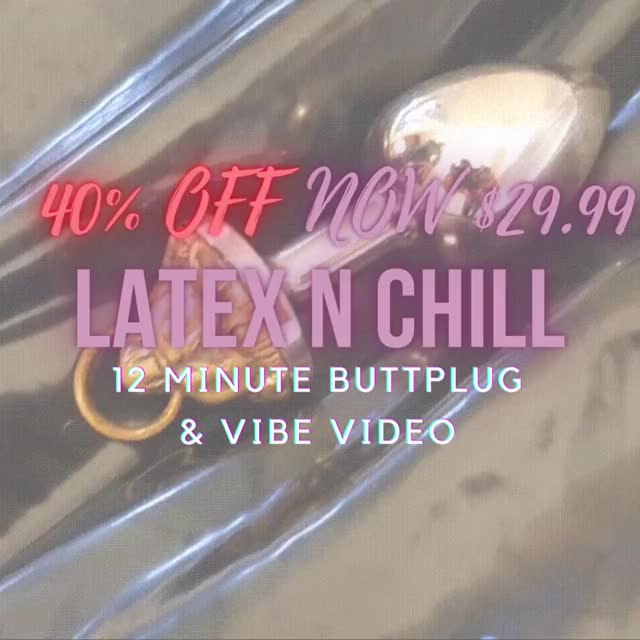 LATEXNCHILL BUTTPLUG VIDEO - 40% off!