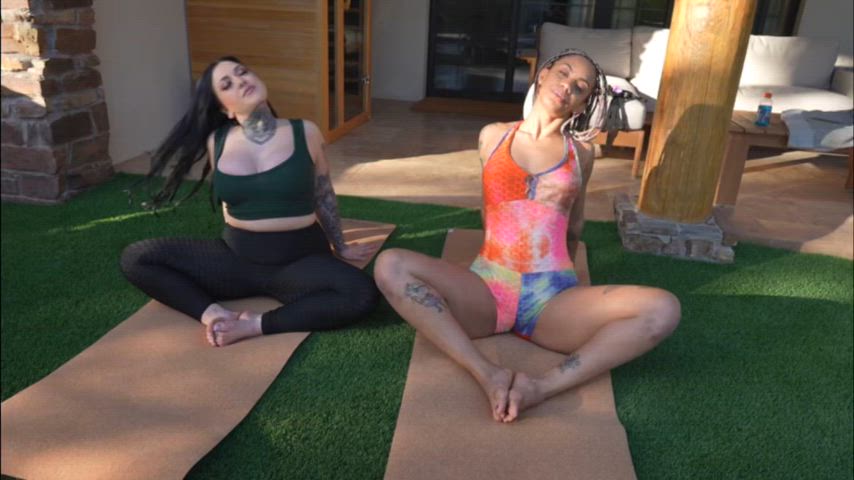 Yoga turned freaky