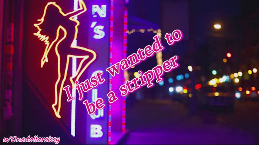 I just wanted to be a stripper! Part 1