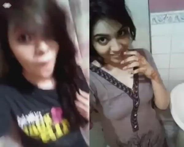 Very Naughty n Horny Bangladeshi Girl Revealing her B00Bs and thick Ass | 2vids