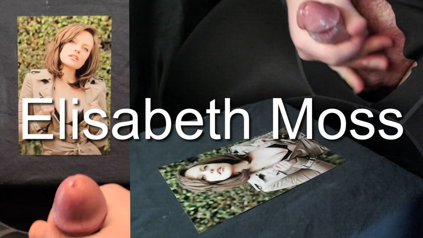 celebrity cum cumshot elisabeth moss tribute