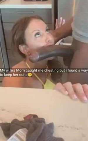 MOTHER IN-LAW caught you cheating but……