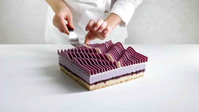 Dinara Kasko's sculptural cakes are carved from sheets of chocolate